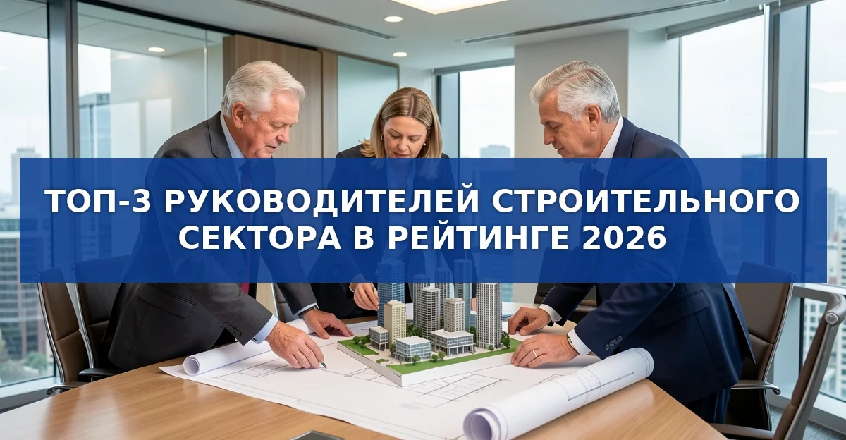 КТО ВОГЛАВЛЯЕТ РЫНКОМ СТРОИТЕЛЬСТВА: ТОП‑250 по рейтингу «ТОП‑1000 российских менеджеров» 2025