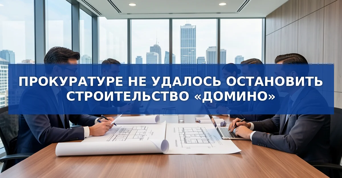 Суд отказал прокуратуре в попытке остановить строительство «Домино»