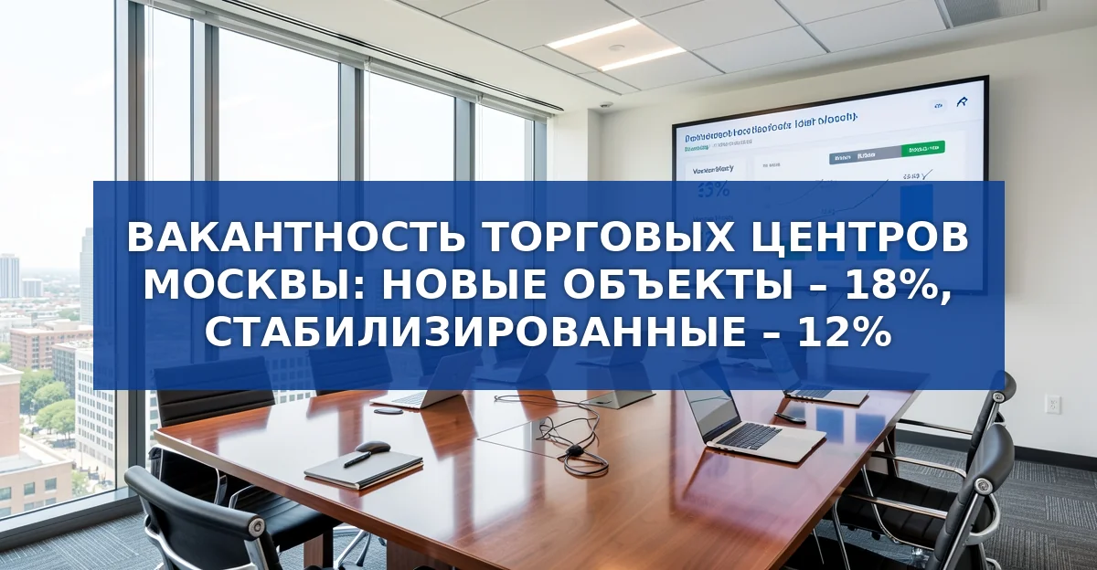 Вакантность московских ТЦ в 2024 г.: рост, причины и перспективы