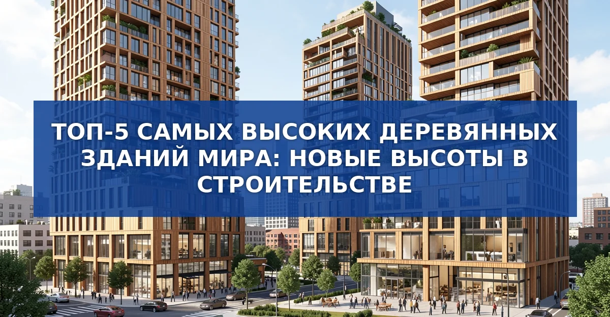 Самые высокие деревянные небоскрёбы мира: новые горизонты архитектуры