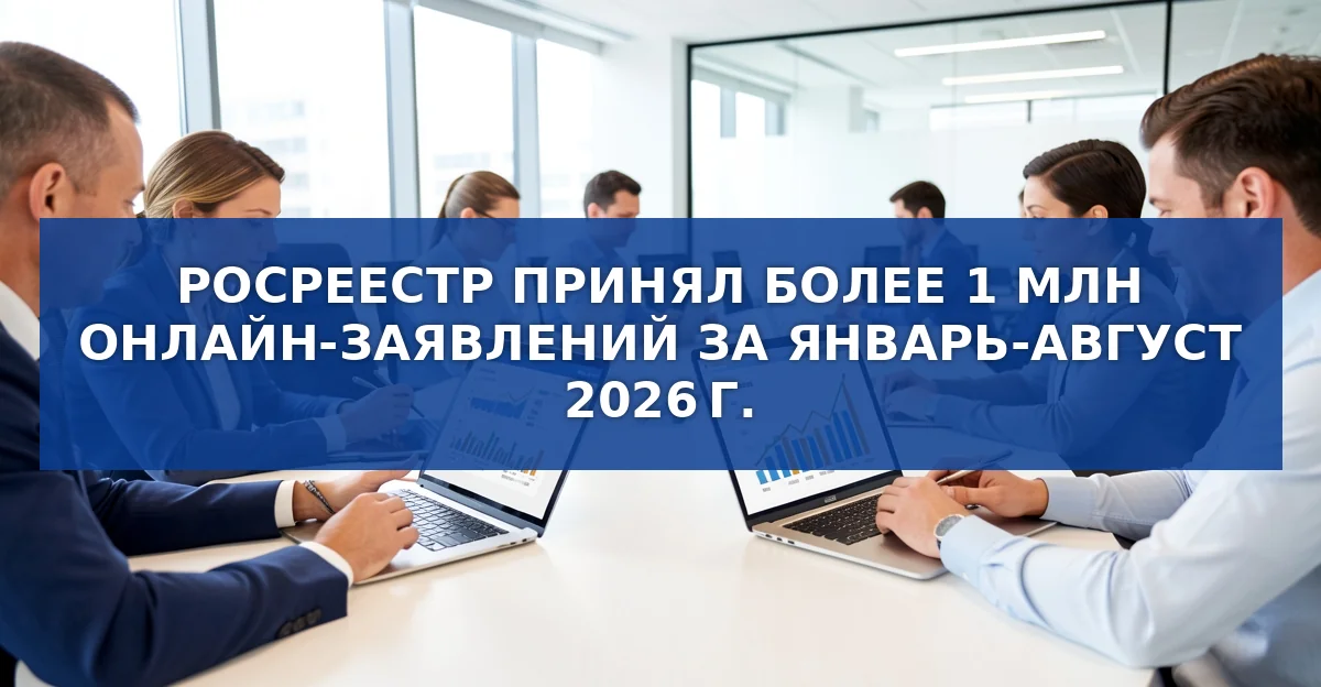 Онлайн‑заявления в Росреестре превысили миллион: итоги первого полугодия 2026 г.