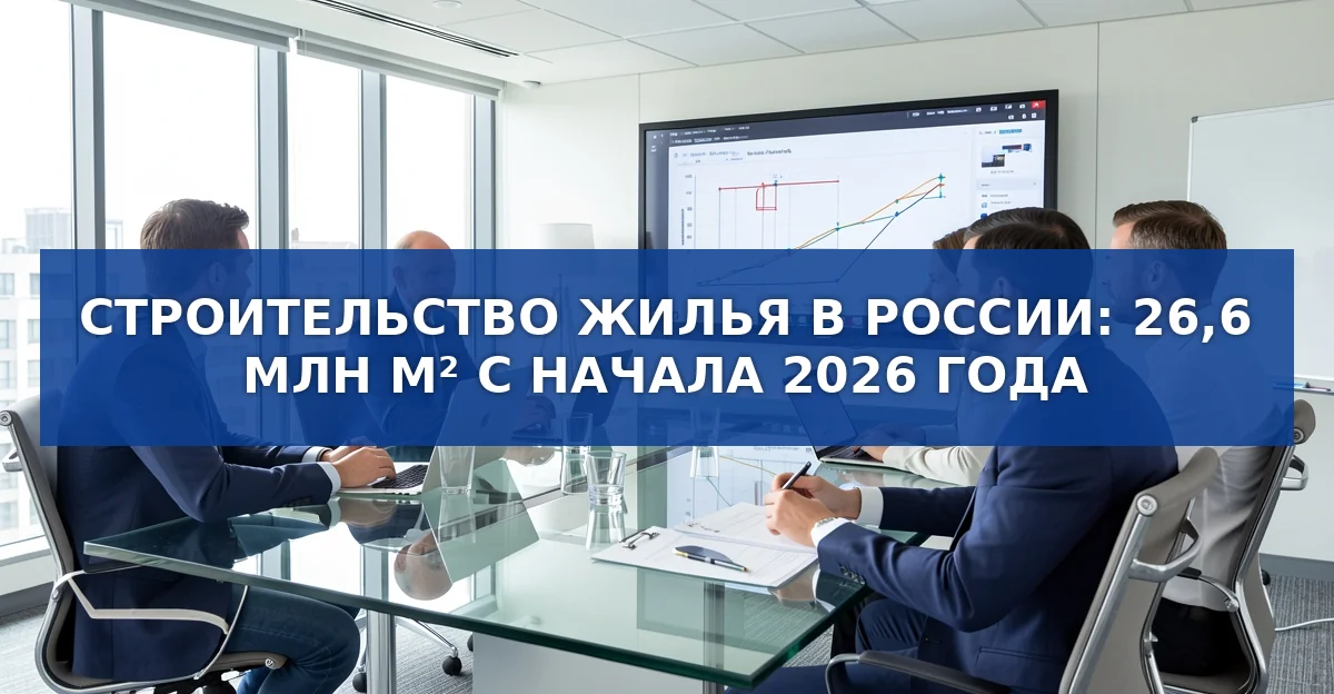 Строительство жилья в России в 2026 году: рост объёмов и региональная балансировка