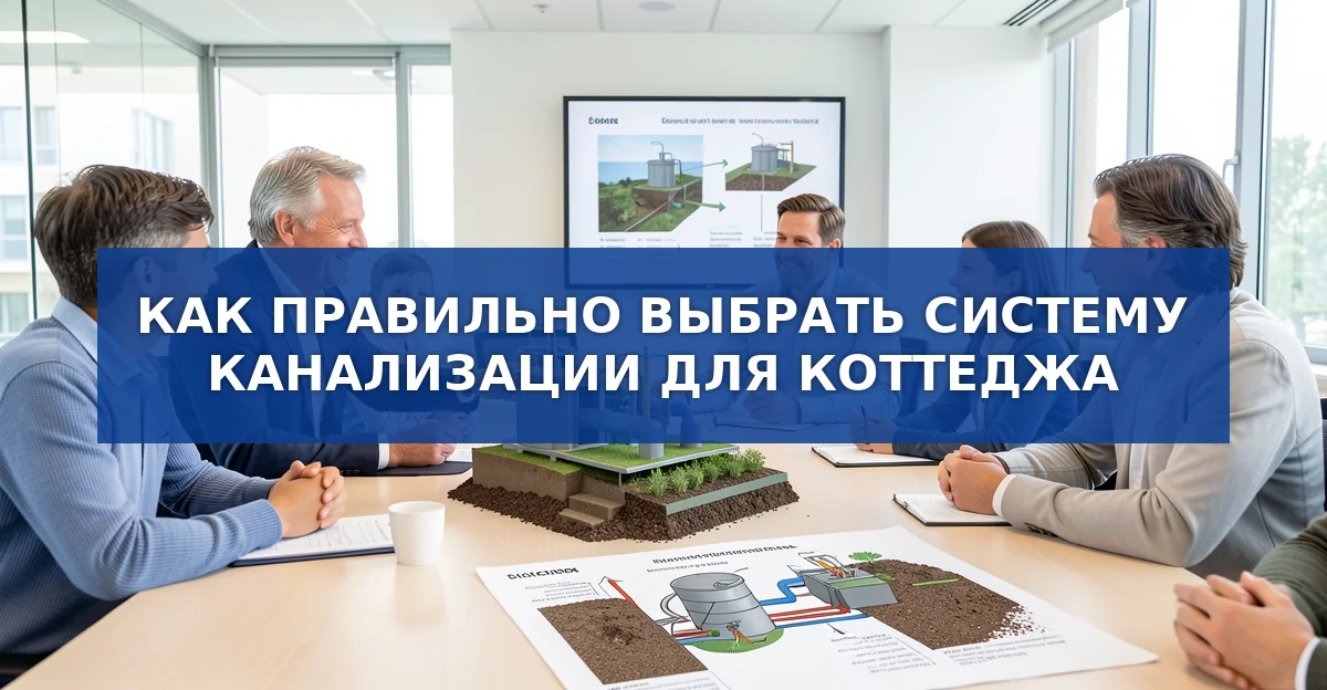Как правильно выбрать систему канализации для коттеджа и избежать лишних расходов