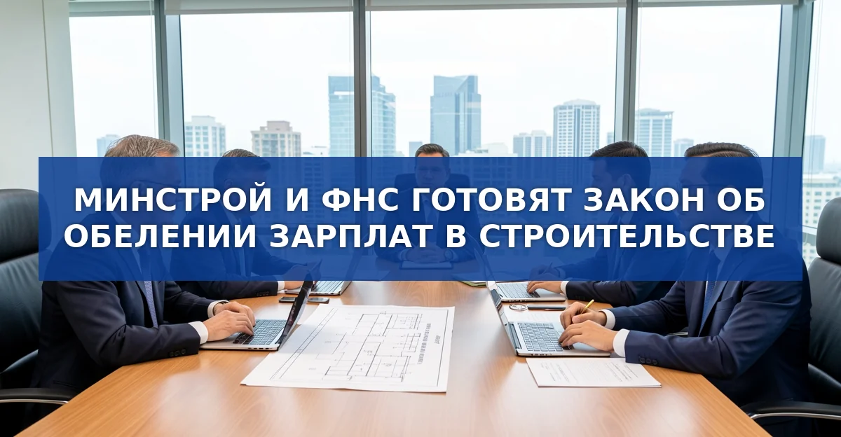 Объединённые усилия Минстроя и ФНС: план по обелению зарплат в строительстве