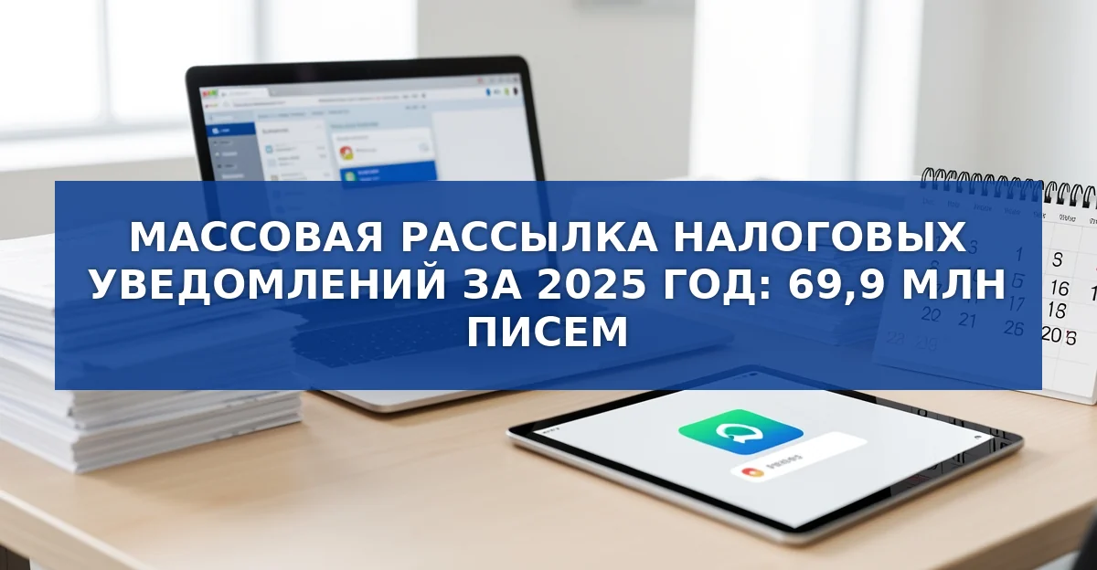 Массовая рассылка налоговых уведомлений в России: цифры, сроки и детали