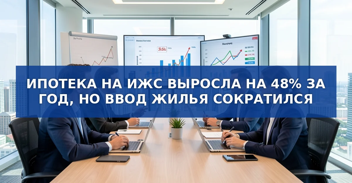 Ипотека на ИЖС в 2026 году: рост выдачи при сокращении строительных площадей