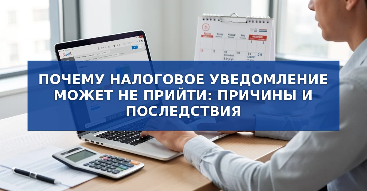 Когда налоговое уведомление не приходит: причины и как избежать проблем