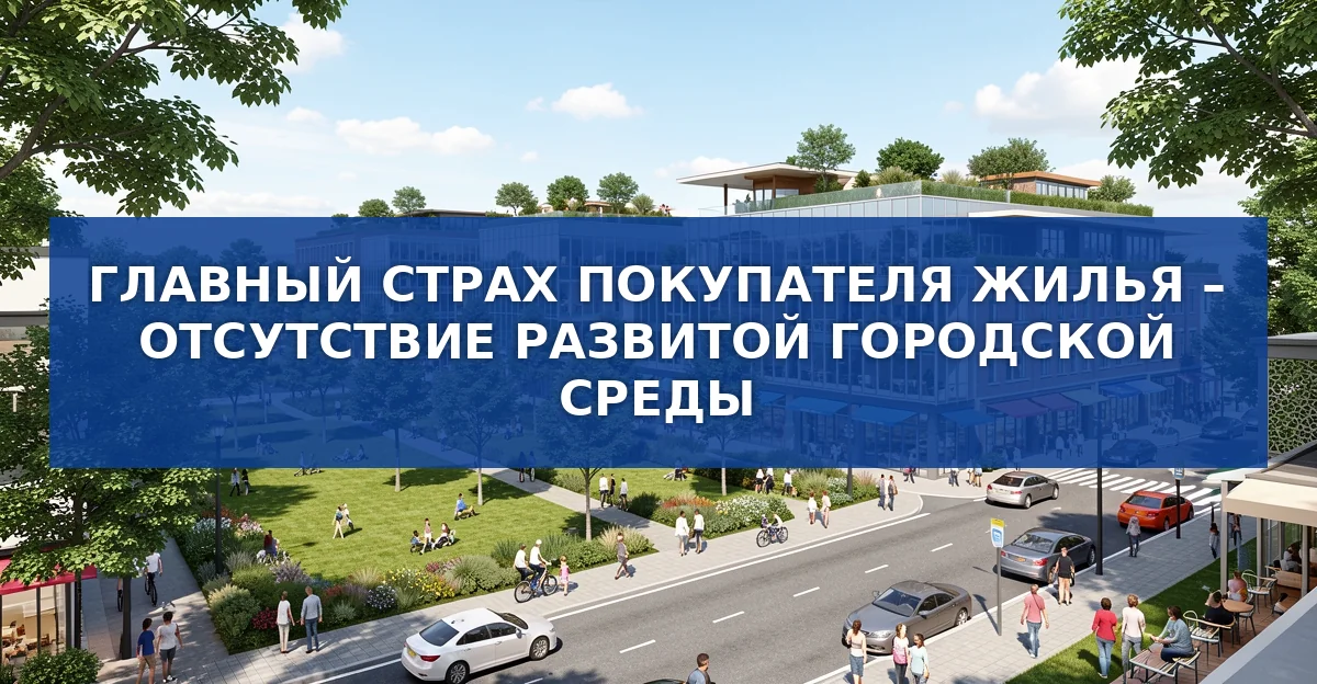 Почему покупатели новостроек боятся не квадратных метров, а отсутствия городской среды
