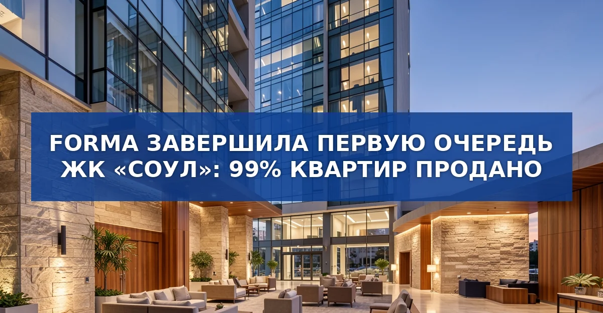 Первая очередь ЖК «Соул» на Часовой улице: завершение, продажи и планы на будущее