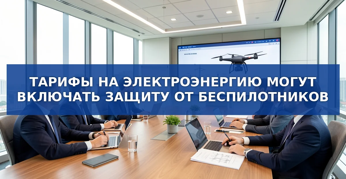 Защита электросетей от дронов может войти в тарифы на электроэнергию