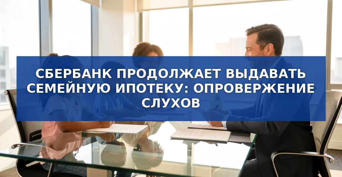 Сбербанк продолжает программу «Семейная ипотека»: что нужно знать заемщикам