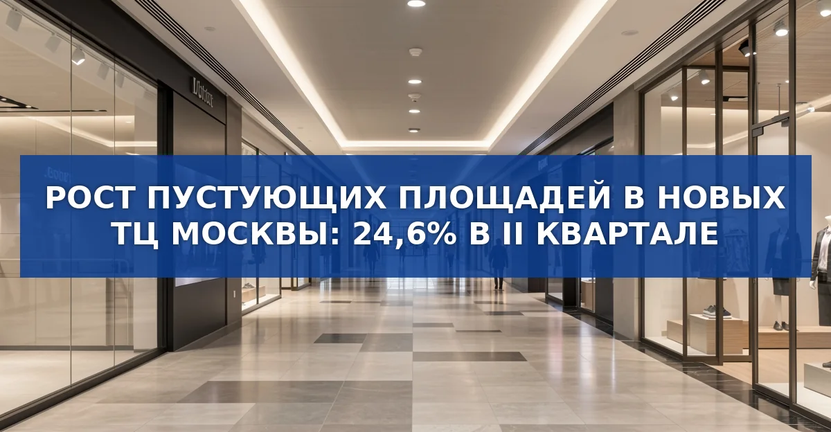 Пустующие площади в новых торговых центрах Москвы: причины и перспективы