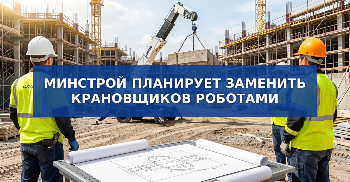 Крановщики на стройках: почему робототехника заменит операторов