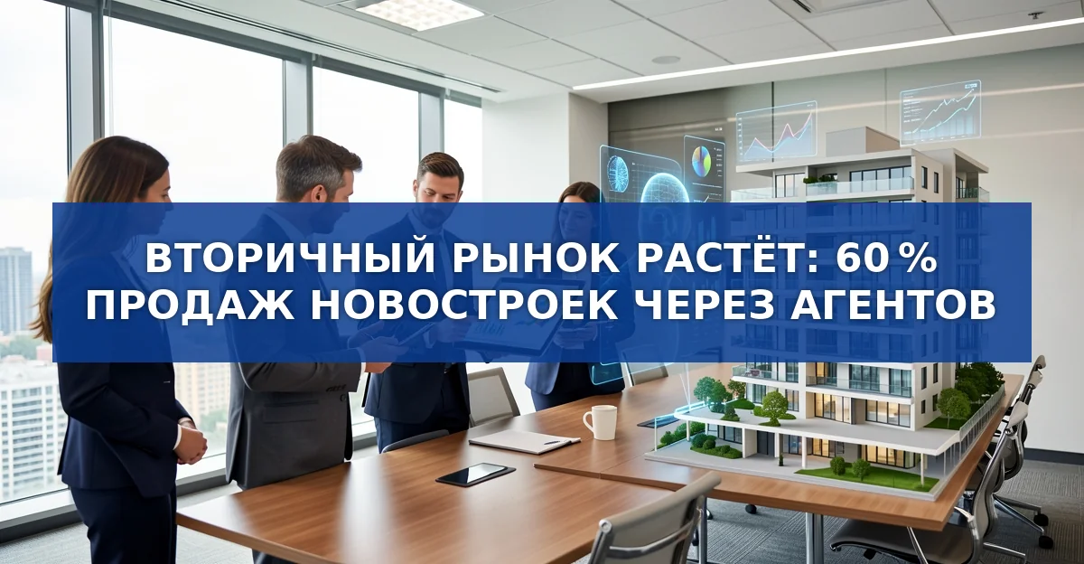 Вторичный рынок недвижимости ускоряется: рост сделок, роль агентов и ИИ