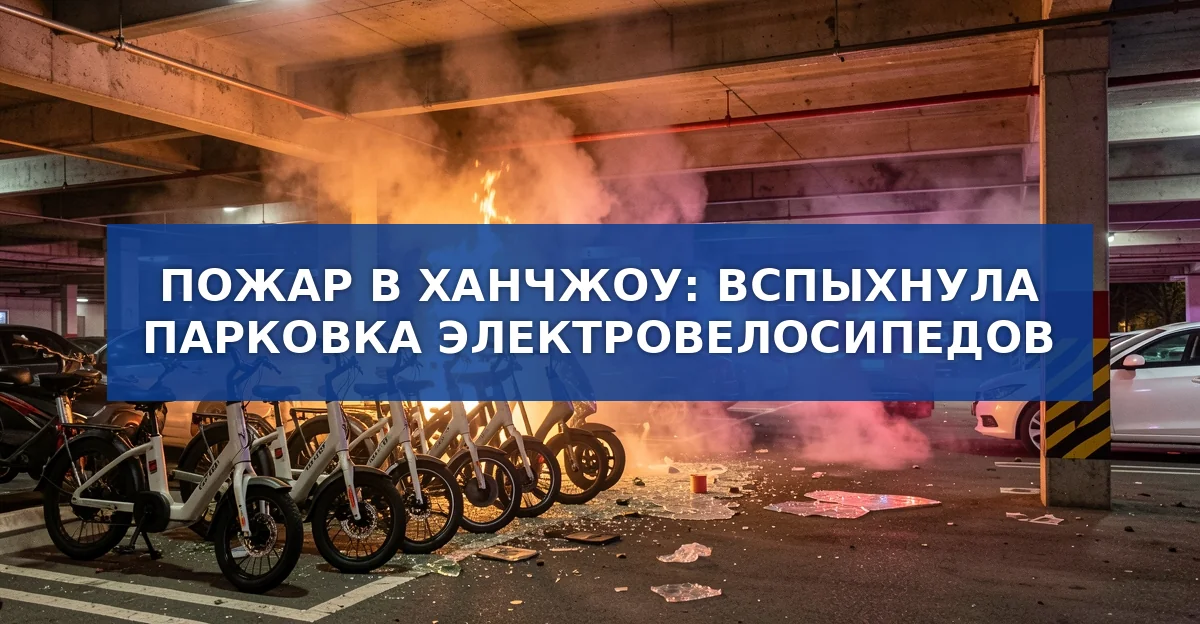 Пожар в Ханчжоу из-за электровелосипедов: причины, последствия и меры безопасности