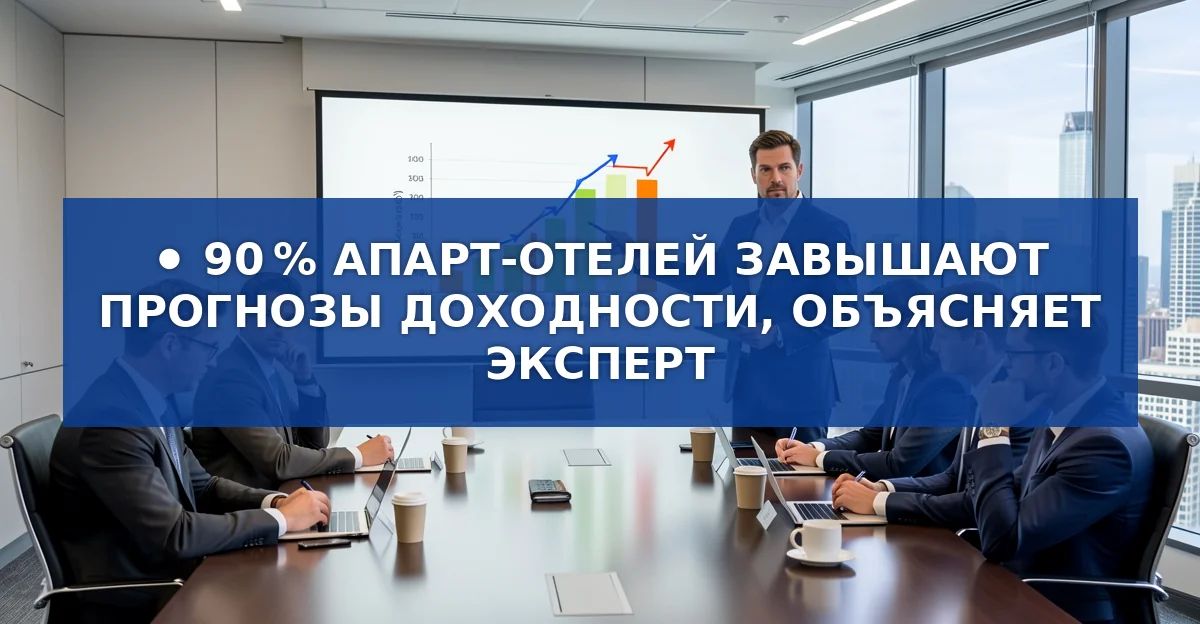 Почему 90 % апарт‑отелей завышают доходность: выводы эксперта