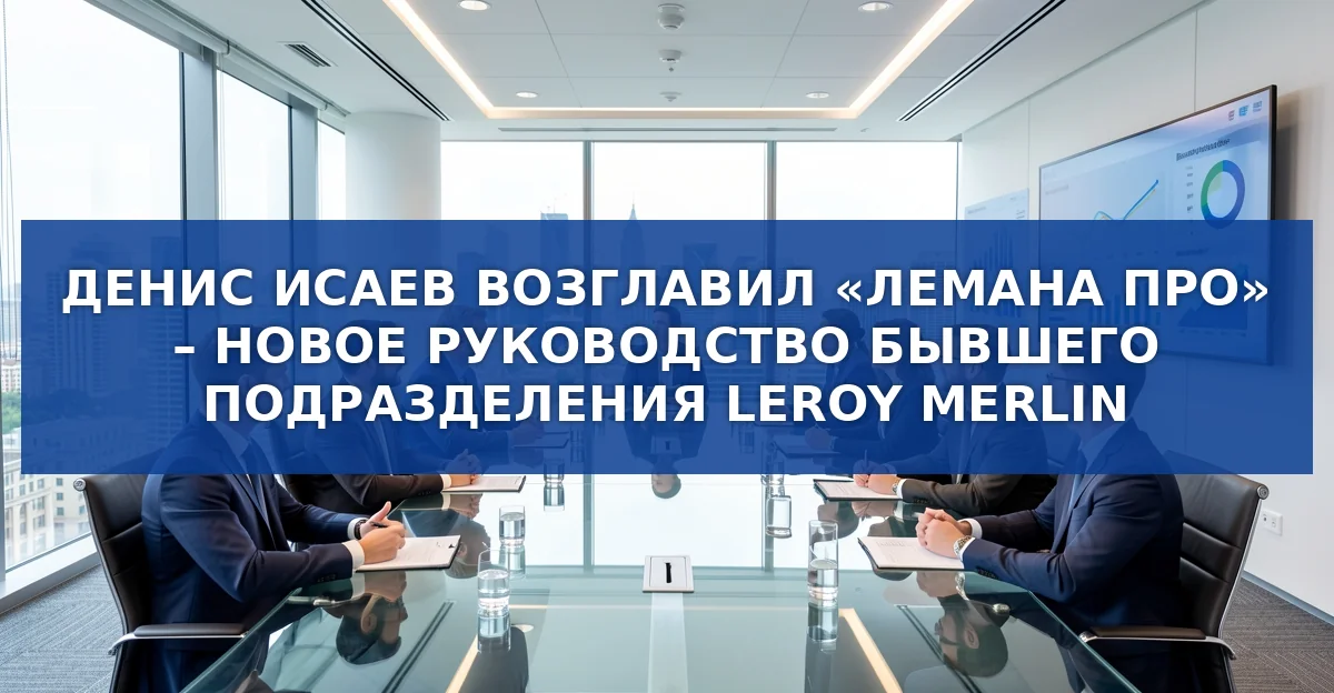 Денис Исаев возглавил «Лемана Про»: что изменится в российском рынке стройматериалов