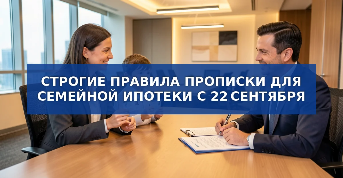 Новые правила прописки в семейной ипотеке: что изменилось и как подготовиться