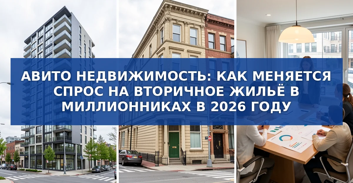 Вторичный рынок жилья в миллионниках: кто покупает и что востребовано в 2026 году