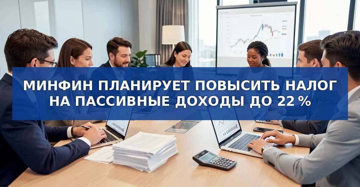 Новый проект Минфина: прогрессивный налог на пассивные доходы до 22 %