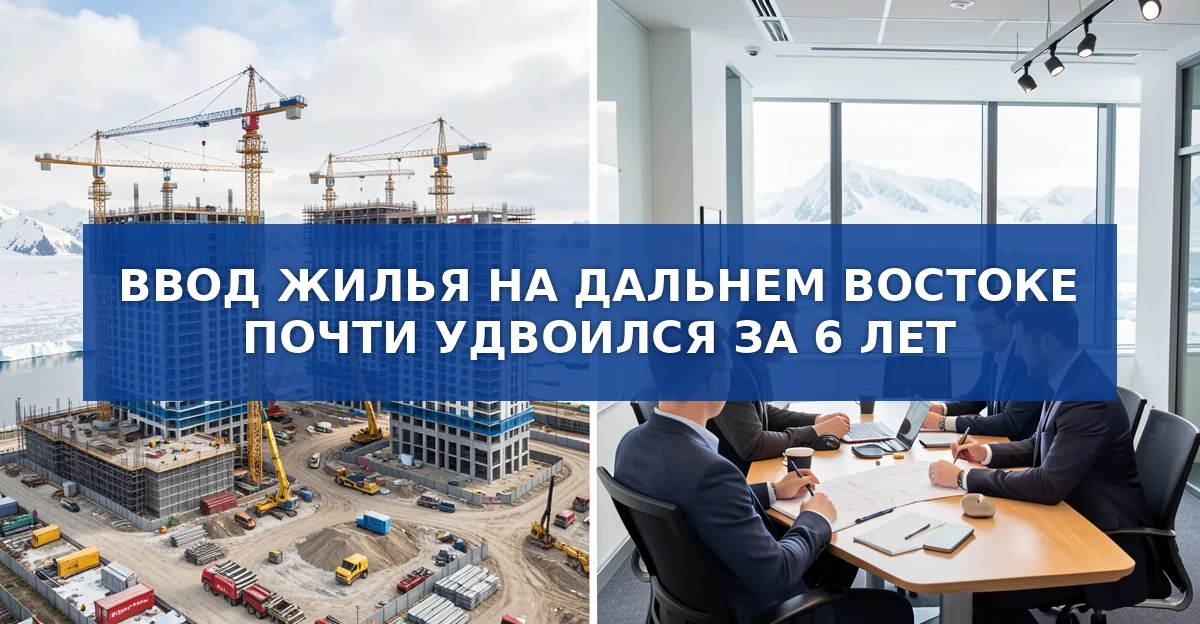 Стремительный рост строительства жилья на Дальнем Востоке и в Арктике: цифры, тенденции и прогнозы