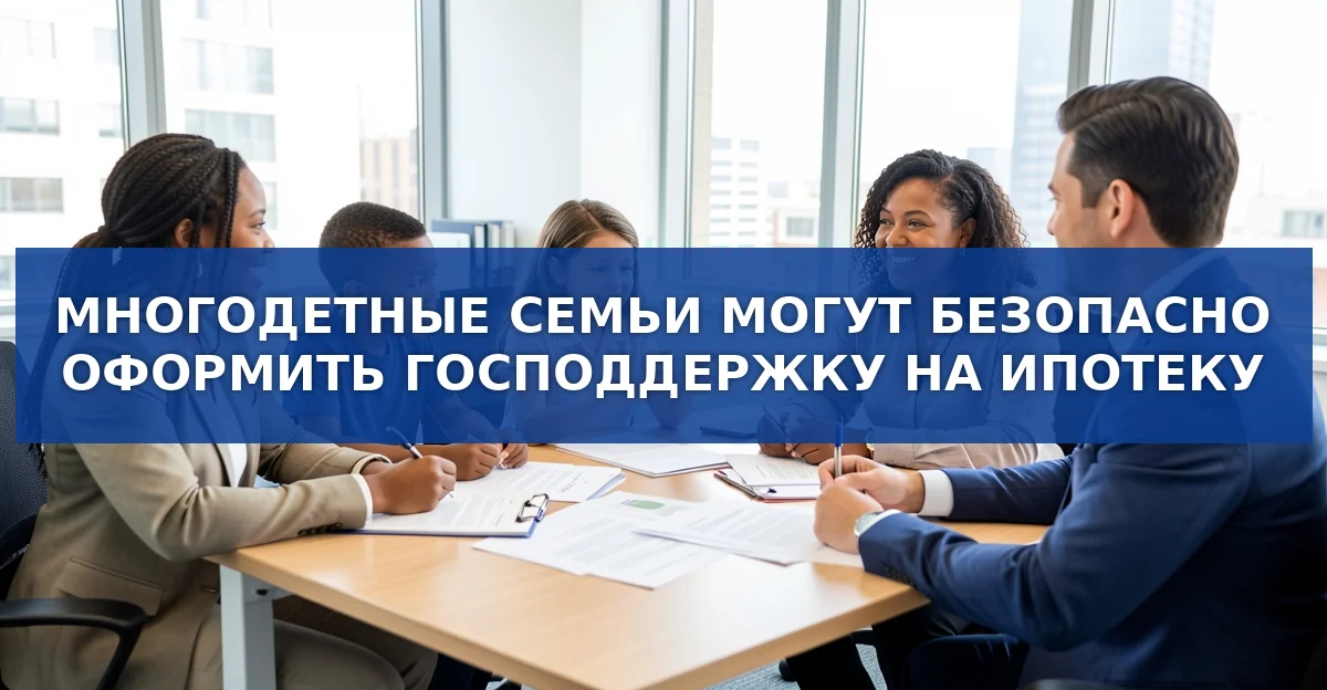 Как многодетным семьям безопасно оформить государственную субсидию на ипотеку