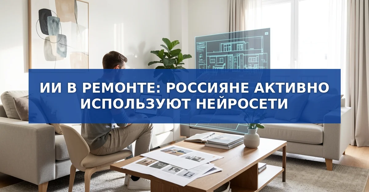 ИИ меняет подход к ремонту: как россияне используют нейросети
