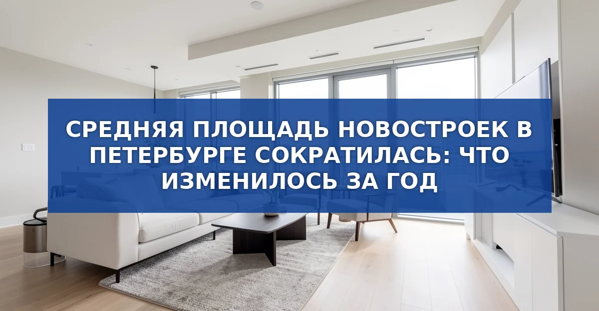 Сокращение площадей в новостройках Петербурга: причины, последствия и прогнозы