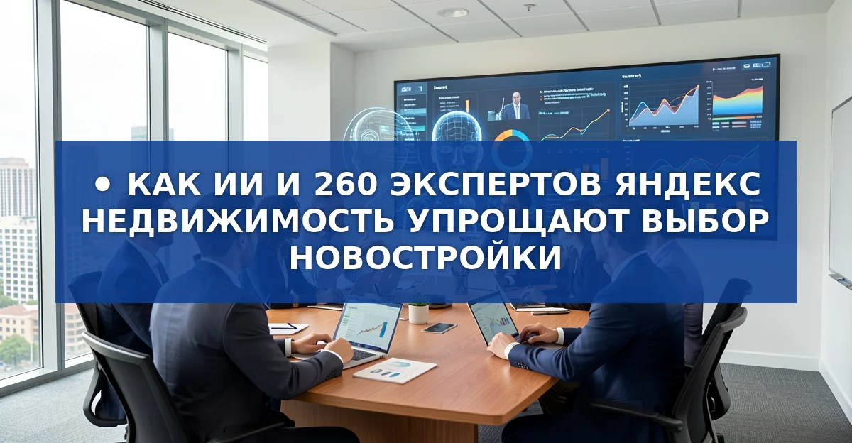 260 экспертов и ИИ помогают выбрать новостройку