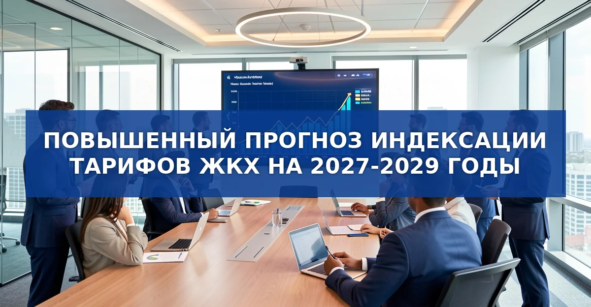 Обновлённый макропрогноз Минэкономразвития: рост индексации тарифов ЖКХ до 2029 года