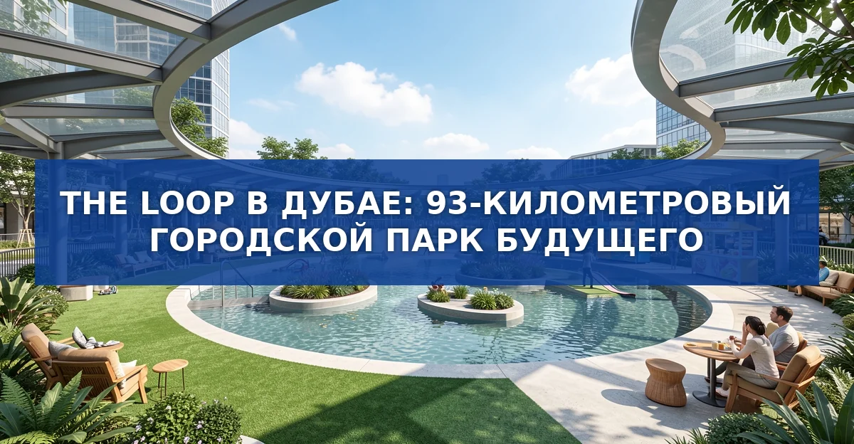 THE LOOP: 93‑километровый городской парк будущего в Дубае