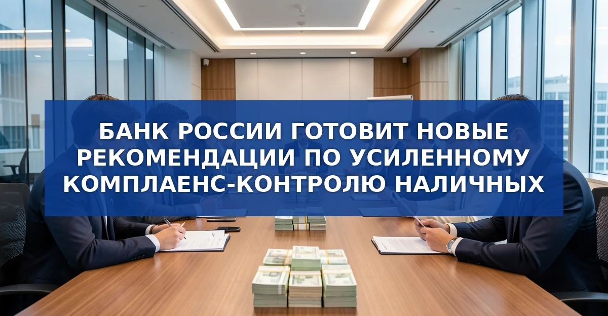 Банк России готовит подробные рекомендации по контролю наличных средств