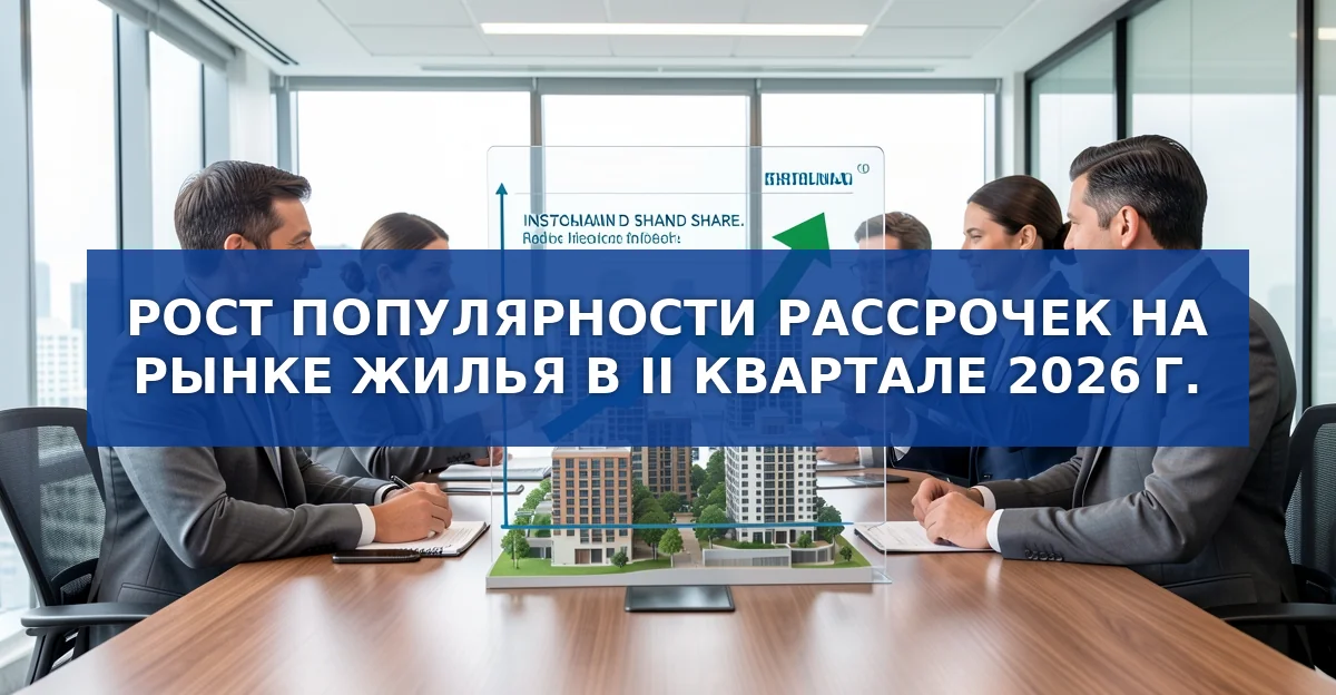 Рассрочка в новостройках: как меняется рынок жилья в 2026 году