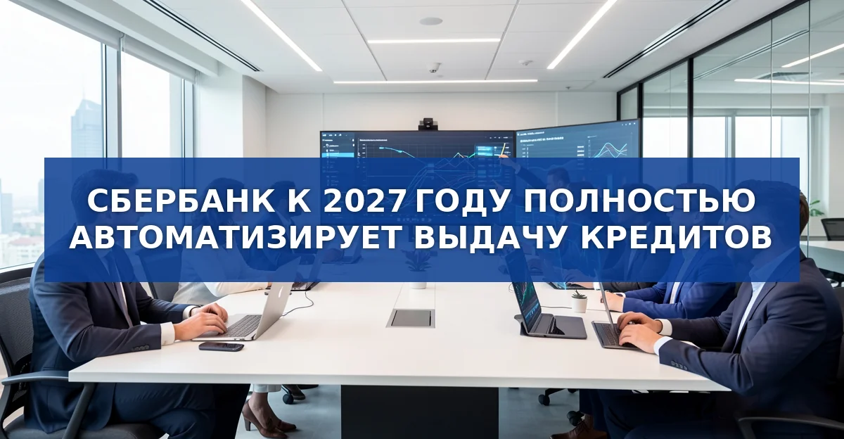 Сбербанк к 2027 году полностью автоматизирует кредитование с помощью ИИ