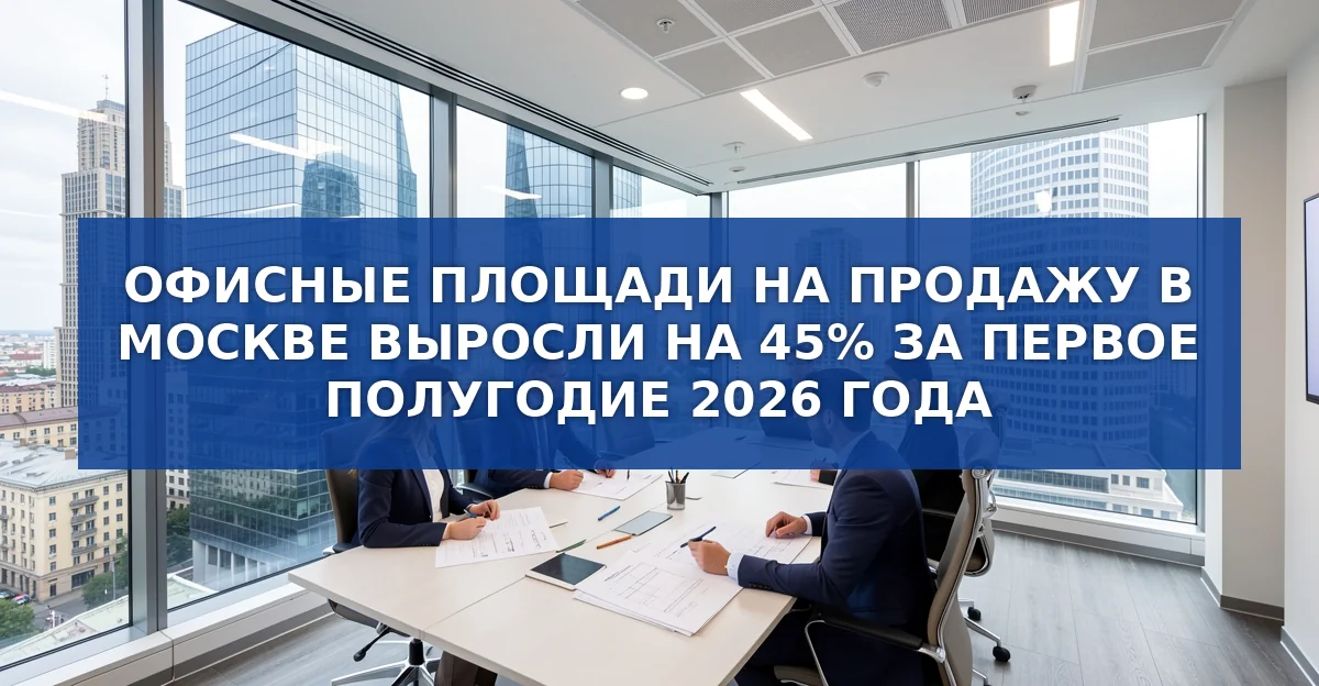 Офисный рынок Москвы: предложение выросло на 45 % в первой половине 2026 года