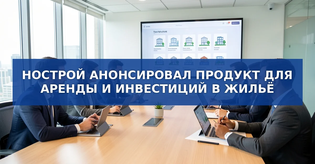 Новый продукт НОСТРОЙ: аренда и инвестиции в жильё