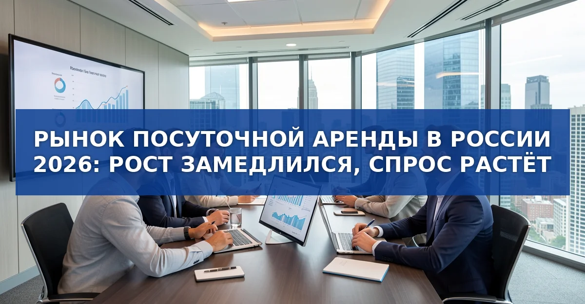 Краткосрочная аренда в России: рынок достигает плато к 2026 году