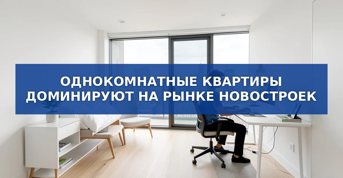 Однокомнатные квартиры доминируют на рынке новостроек: причины и последствия
