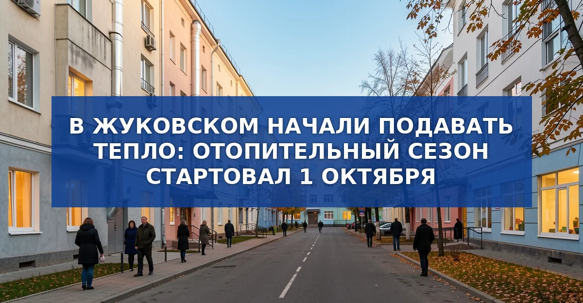 Официальный старт отопительного сезона в Московской области: что ждать жителям Жуковского