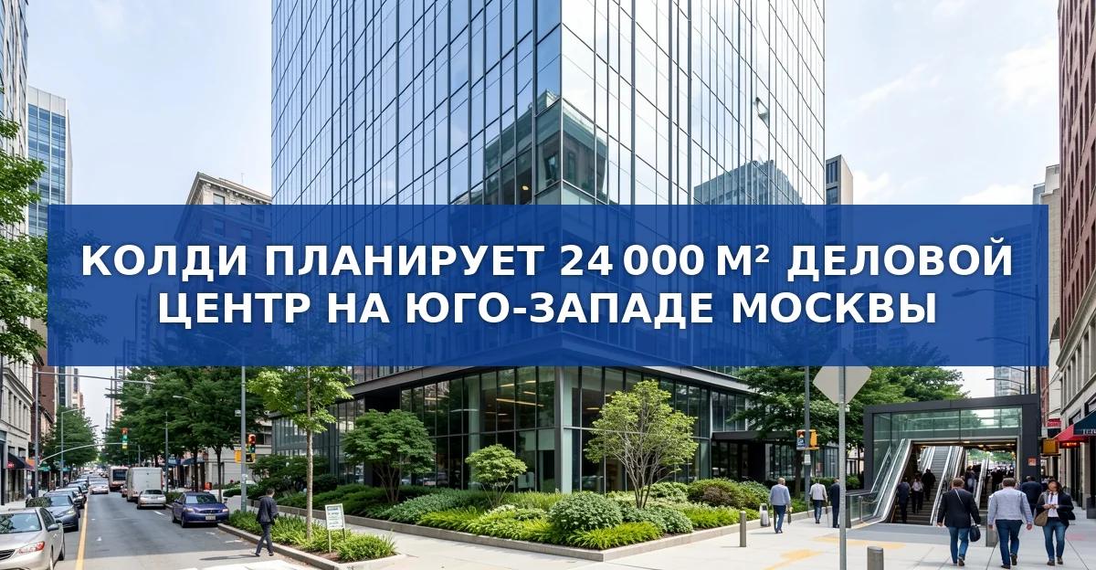 Колди стартует строительство крупнейшего офисного комплекса на юго‑западе Москвы