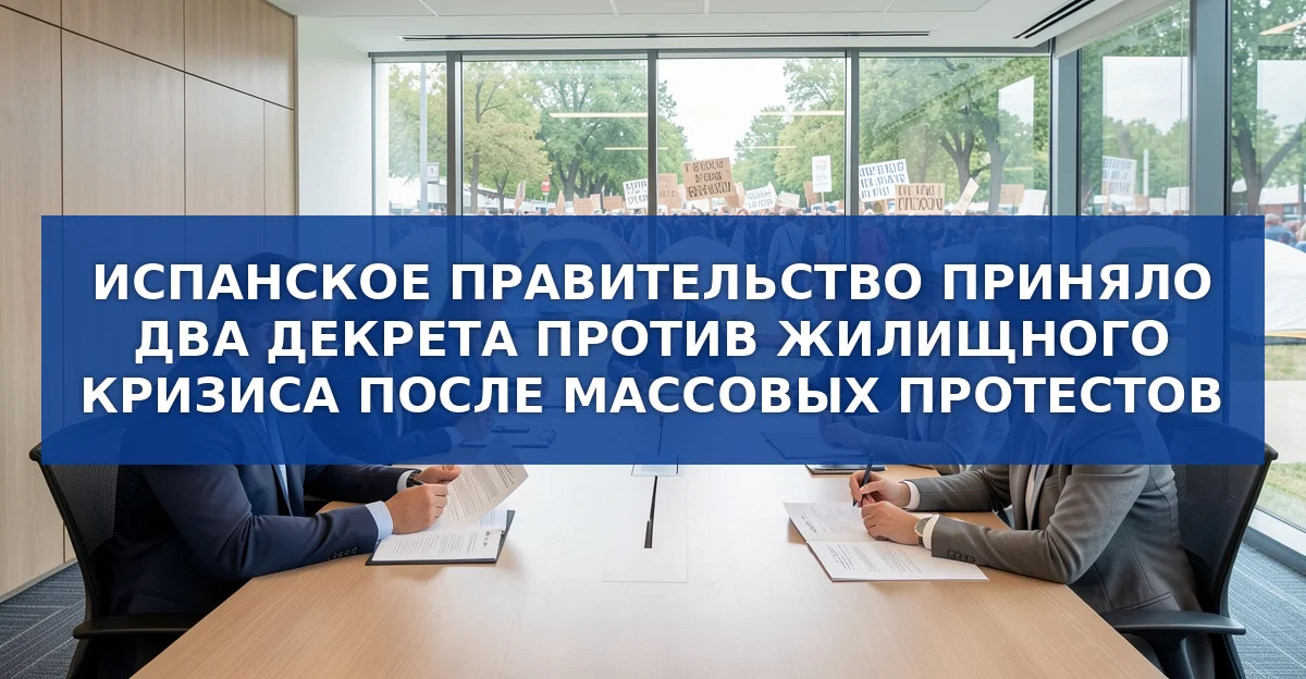 Испания вводит новые законы для защиты арендаторов и борьбы с жилищным кризисом