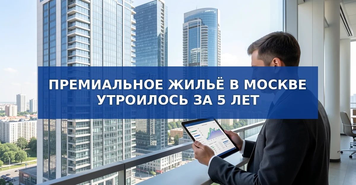 Премиальное жильё в Москве утроилось за пять лет: подробный анализ рынка