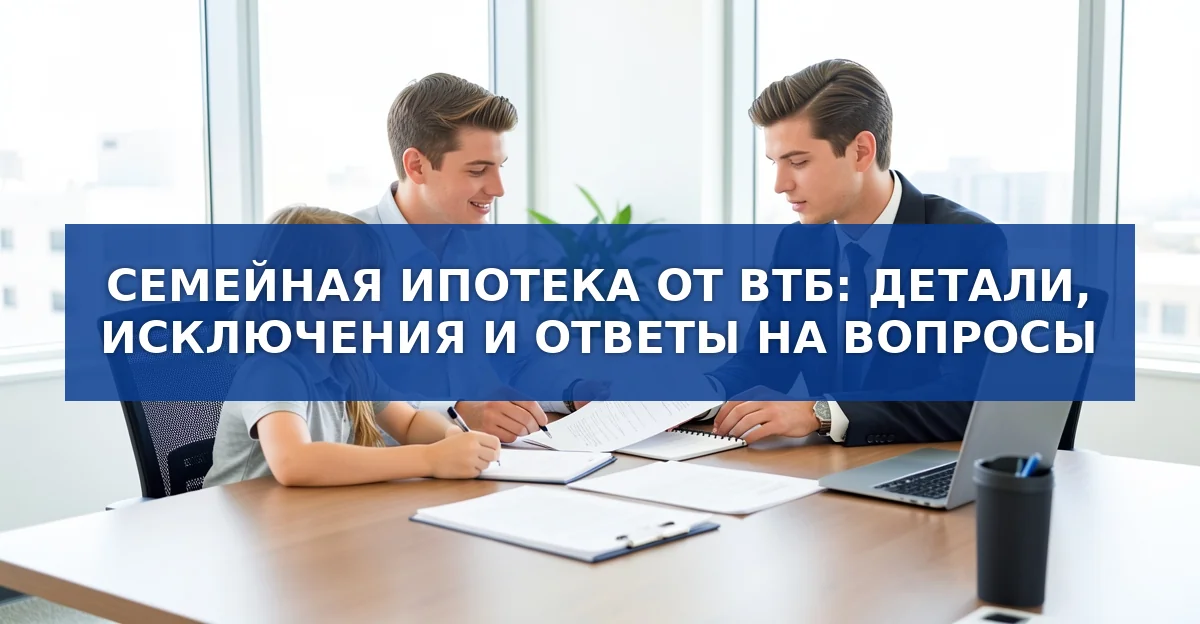 Семейная ипотека ВТБ: новые правила с 1 октября и что нужно знать