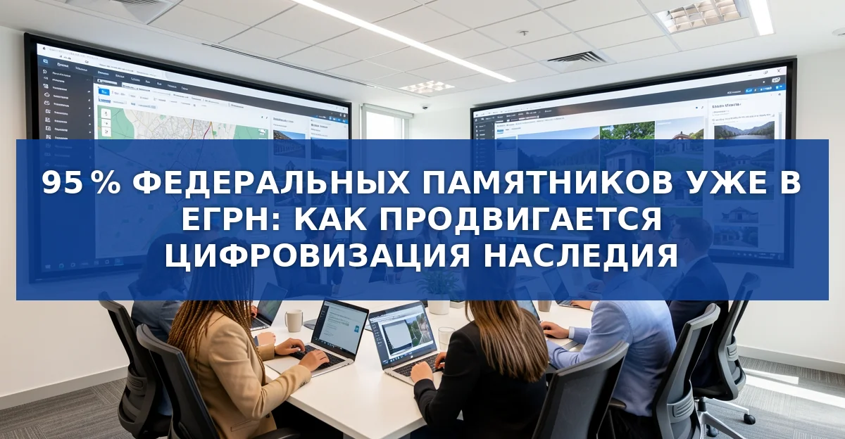 Цифровая регистрация культурного наследия: к 2026 году охват почти 95 % федеральных памятников