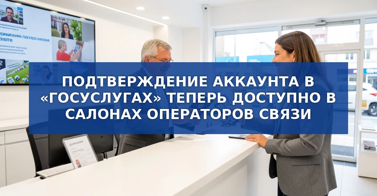 Госуслуги теперь подтверждают в салонах мобильных операторов: что изменилось и кому это выгодно