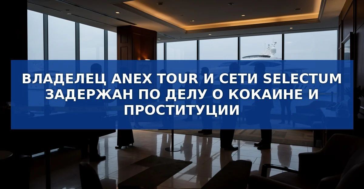 Глава Anex Tour и сети отелей Selectum задержан по делу о кокаине и проституции