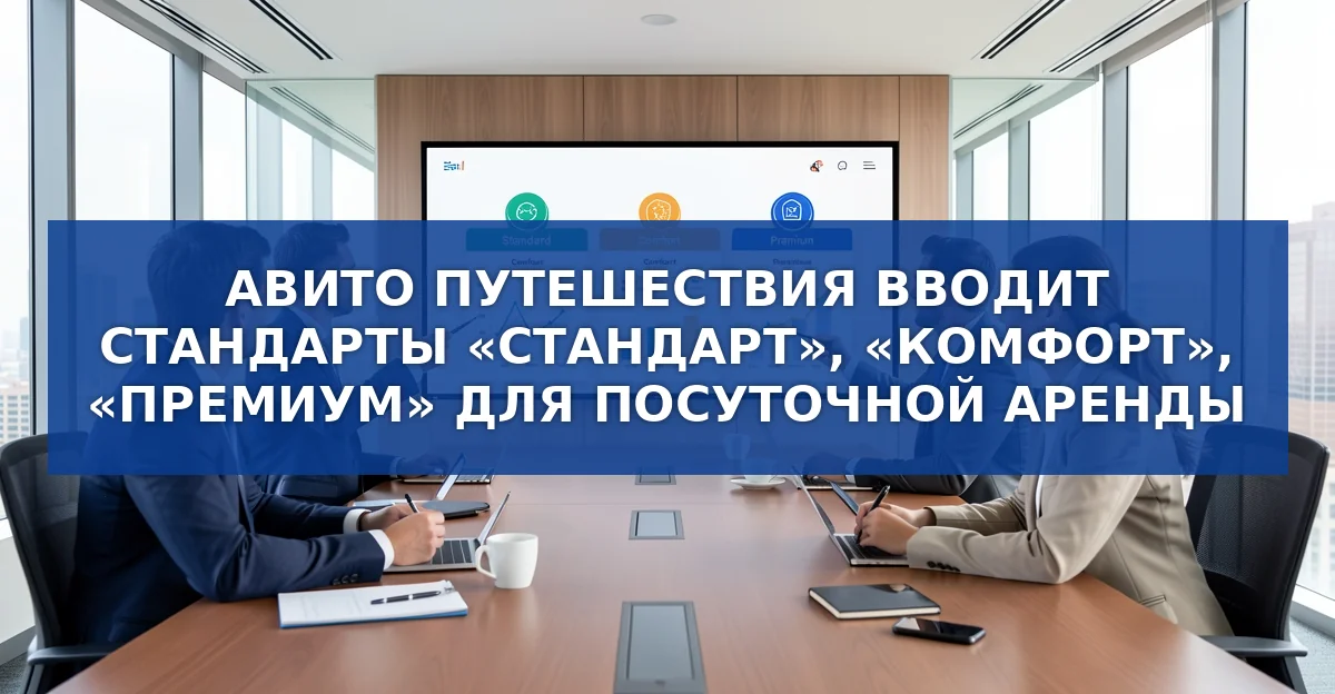 Авито Путешествия вводит новые категории аренды: Стандарт, Комфорт, Премиум