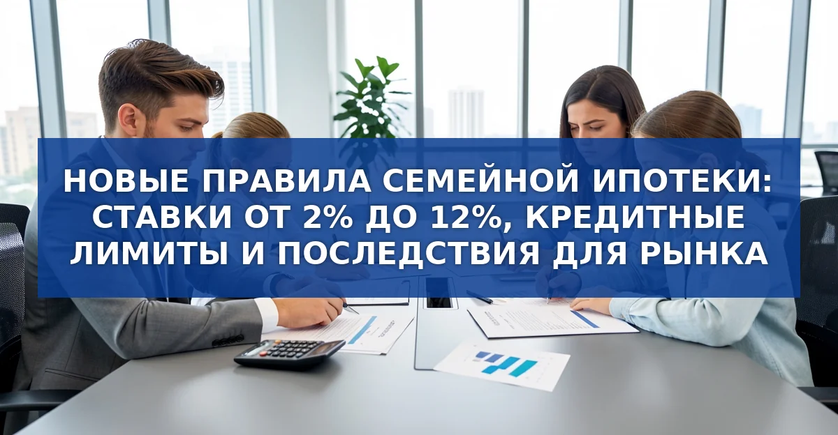 Новые правила семейной ипотеки: рост ставок, сокращение льгот и последствия для рынка жилья
