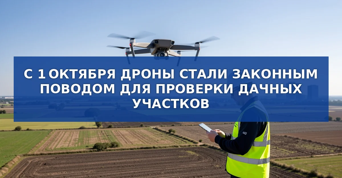 Новые правила использования дронов в земельном контроле: что изменилось с 1 октября