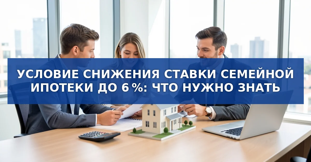 Семейная ипотека со ставкой 6 %: как получить и чего ждать